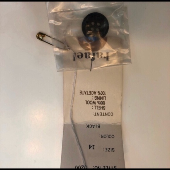 NWT VTG Rafael Wool & Faux Leather Jacket - Picture 8 of 8